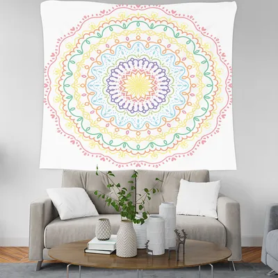 Printed home tapestry wall hanging mural