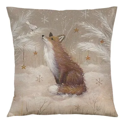 Animal Vintage Linen Home Sofa Cushion