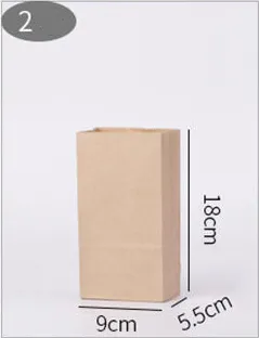 100 pcs Paper bags for Kraft refrigerator