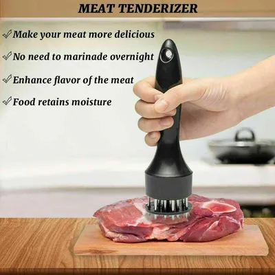 Stainless Steel Meat Tenderizer 21-pin Beef Pork Kitchen Cooking Needle Tool
