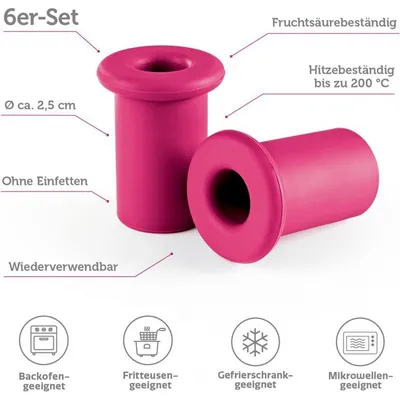 Kitchen Baking Helper Set Multi-Use Silicone Hollow Plugs For Perfect Bread, Cakes And Muffins  Must Have Home Gadget