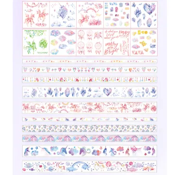 Colorful printed hand curtain