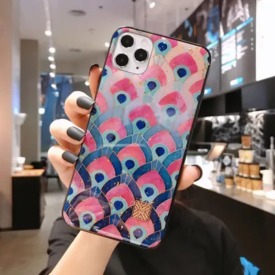 Nordic Style Marble Silicone Phone Case