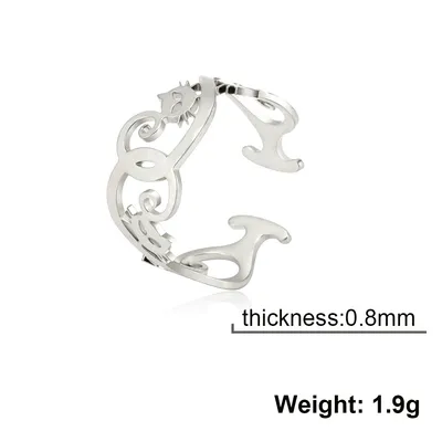 Women's Stainless Steel Versatile Ring