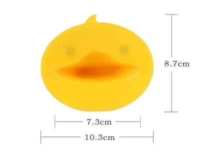 Heat Insulation And Anti-scald Gloves Tray Holder Small Yellow Duckbill