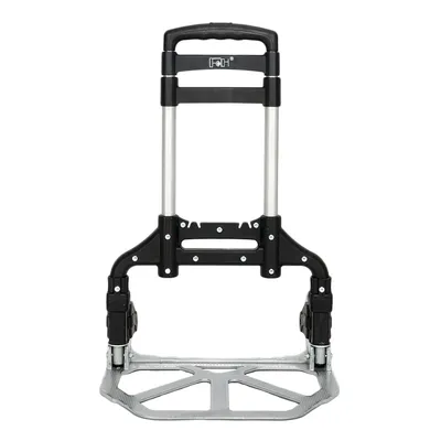 Portable Foldable Telescopic Trolley, Driver's Cart, Luggage Cart, Black