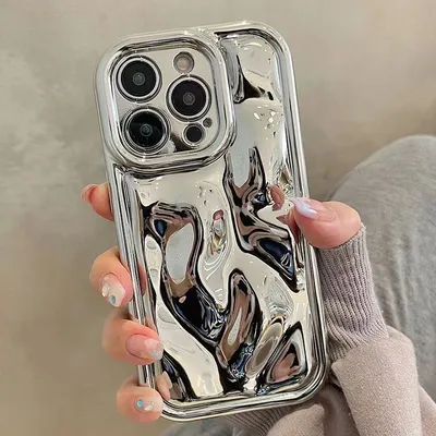 Applicable To Iphone14promax 13 Phone Case Advanced Sense Electric Ferry Corrugated Mobile Phone Case