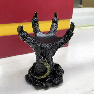 Resin Dragon Claw Crystal Ball Base Resin Crafts Original Stone Jade Ball