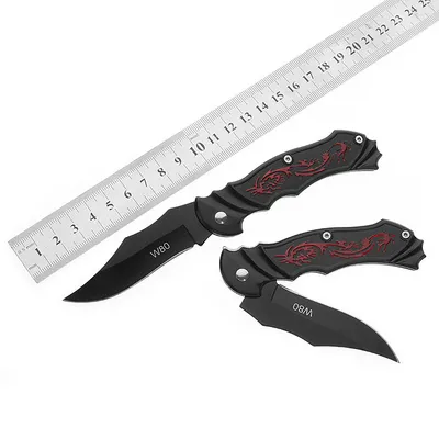 Outdoor Supplies Survival Folding Knife Stainless Steel