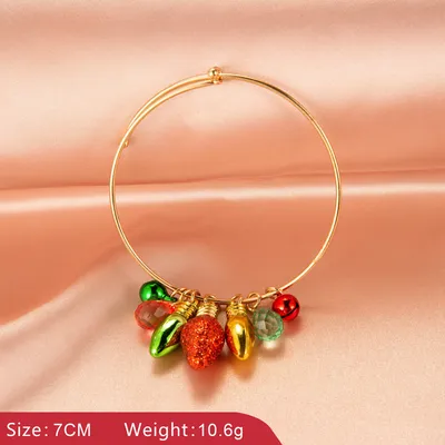 Creative Christmas tree earrings