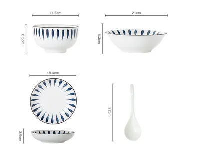 Ceramic Japanese Style Set Household Gift