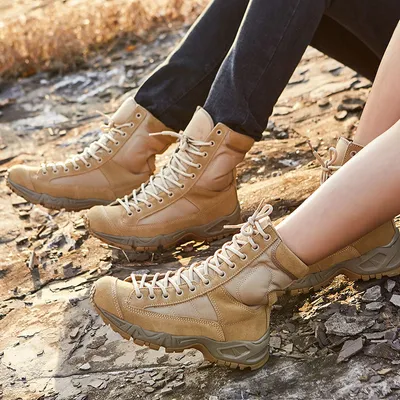 أحذية عسكرية رجالية تسمح بتهوية القدم