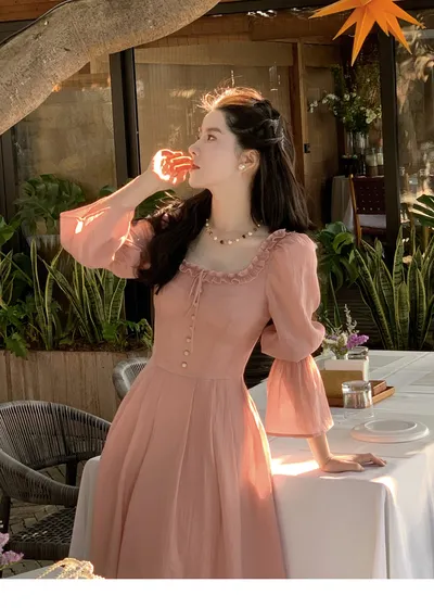 High Waist Slim Fashion Dress