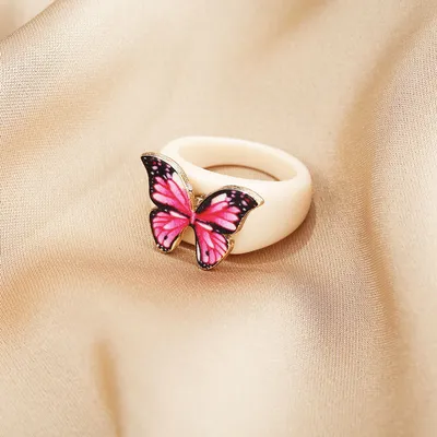 Rotary  Adjustable Small Windmill Butterfly Sun Flower Simple Versatile Popular AntiPressure Ring