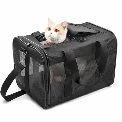 Dog Cat Carriers Bags Car Portable Transport Pet Bag Cage Portable Pet Foldable Outgoing Travel