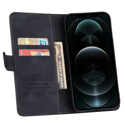غطاء غطاء الهاتف القابل للطي ببطاقة المحفظة