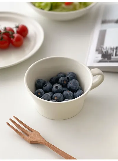 Simple Matte High-end Tableware Ceramic Plate