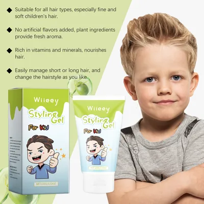 Wiieey Children's Hair Gel Jelly Paste Hair Freeze Gel Children's Hair Styling Gel For Tidying Up Stray Hair And Creating Hairstyles