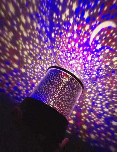 LED Night Light Projector Lamp Colorful Star Light (Random Color)