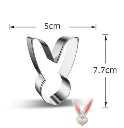 Stainless Steel Biscuit Mould Rabbit Egg Cake Mould
