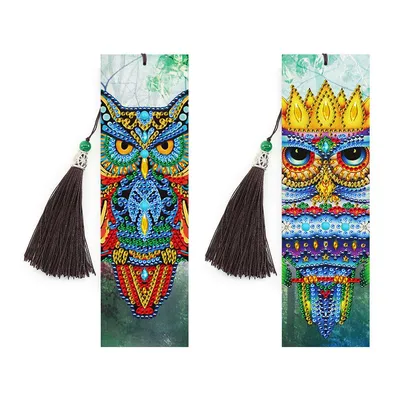 5D Diamond Painting Creative Bookmarks Peacocks