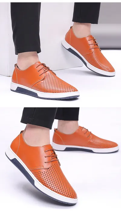 Leather Shoes Men's Business Formal Workwear Shoes Black Trendy Soft Shoes