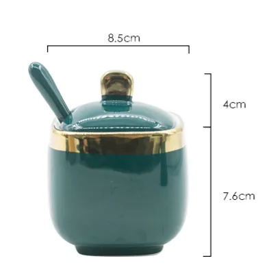 Kitchen supplies ceramic seasoning jar