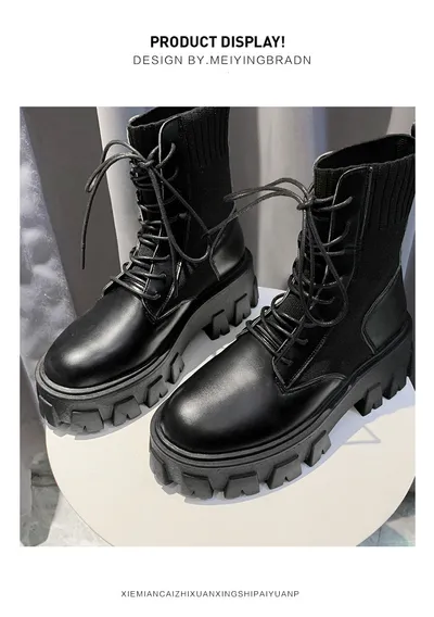 Autumn and winter breathable high-top Martin boots
