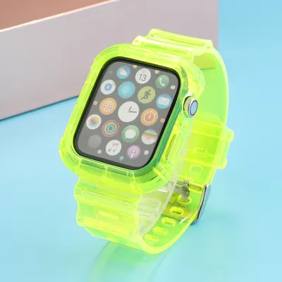 Transparent anti-drop watch strap