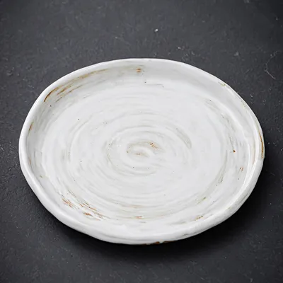Japanese Style Rough Pottery Shaped Antique Dishes