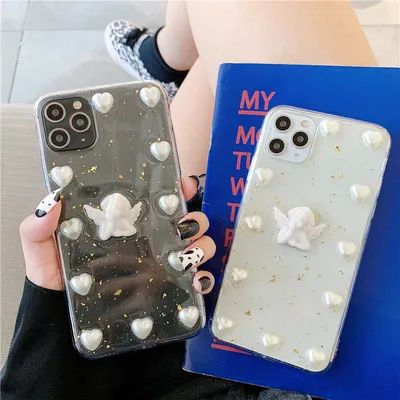 Ins Three-dimensional Angel Phone Case