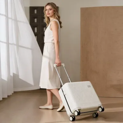 New Fashionable 16 Inch Luggage Case With TSA Customs Lock, 360 Universal Wheel Pull Rod Box, Luggage Universal Wheel Password Box