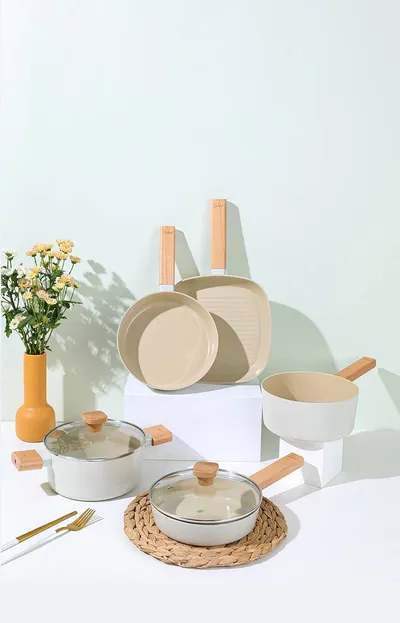 Ceramic Non-stick Pan For Gift Gas