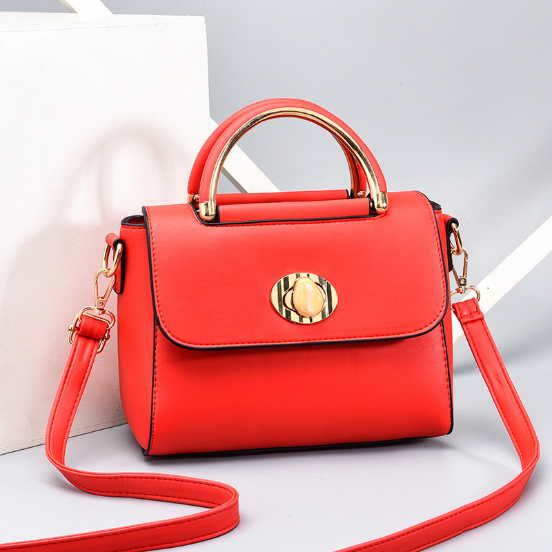 Fashion solid color all-match messenger bag