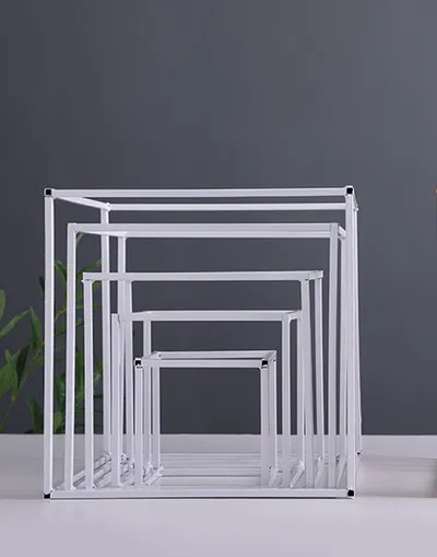 Electroplating Gold Frame Road Guide Wedding Decoration