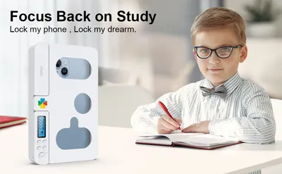 Portable Phone Lock Box With Timer For IPhone And Android Phones, Self-Control Timed Phone Jail Locker To Help Kids,Students, Adults Focus Back, Unplug From Phones Boost Your Mental Wellness