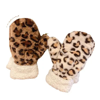 Alpaca Fleecefiber Thermal Gloves Women's Fleece-lined Halter Gloves