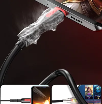 Fast Charge Data Cable One Drag Three 66W Braided USB