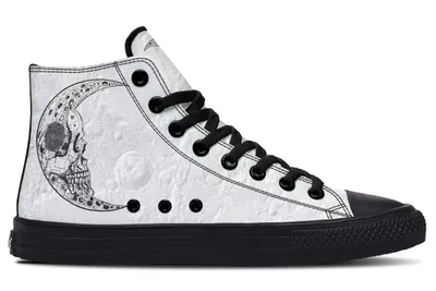 Printed Couple High-top Canvas Shoes