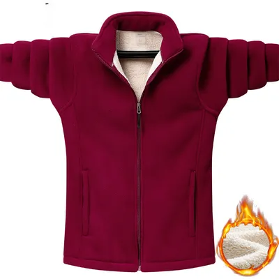 Shaker Lamb And Fleece And Thick Men's Jacket