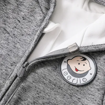 Male and female baby color cotton double-layer cotton romper