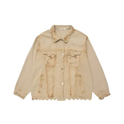 Jacket Tops European And American Style Trendy Denim