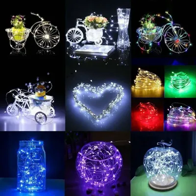 1-30x Fairy Lights Waterproof String Lights DIY Wedding Xmas Party Jars Crafts--Cold White 5M50 Lamp