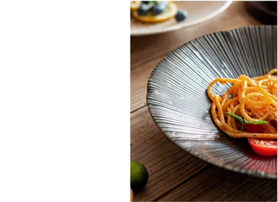 Japanese Style Household Retro Round Dish Dish