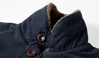Men's Cotton-padded Jacket Lamb Cashmere Jacket