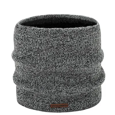 Outdoor Men's Knitted Thermal Pullover Scarf
