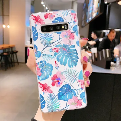 Laser Canna leaf mobile phone case