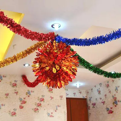 Holiday Decoration Party Christmas Supplies Color Bar 5M10M15M20M