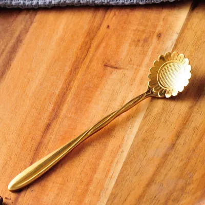 Household Spoon Stainless Steel Small Spoon Long Handle Coffee Spoon