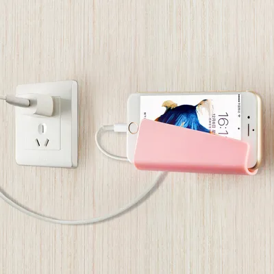 T-Paste Simple Modern Wall Seamless Phone Holder